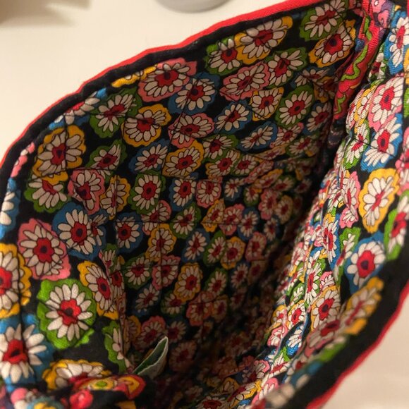 Vera Bradley Christmas Stocking – Retired Pattern – Quilted Paisley Black Multi - Picture 5 of 6